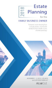Estate Planning for Family Business Owners 2018