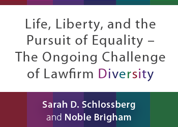 LIFE, LIBERTY, AND THE PURSUIT OF EQUALITY