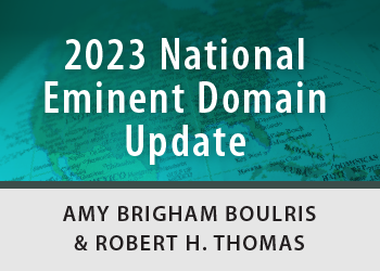 2023 NATIONAL EMINENT DOMAIN UPDATE