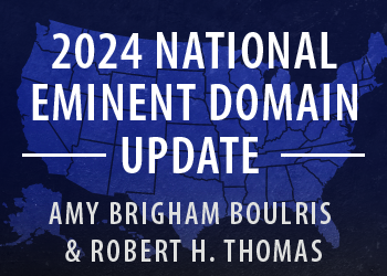 2024 NATIONAL EMINENT DOMAIN UPDATE