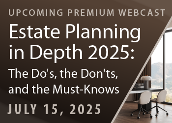 Estate Planning in Depth 2025