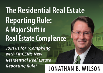The Residential Real Estate Reporting Rule: A Major Shift in Real Estate Compliance